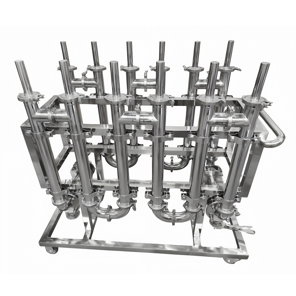 Permanent-magnetic iron remover pipeline type