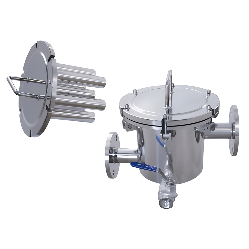 Permanent-magnetic iron remover pipeline type